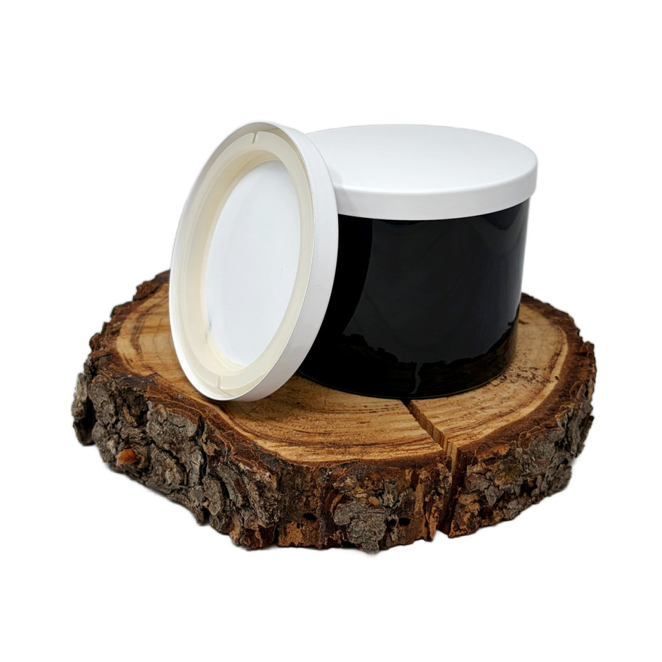 17 oz. Luxury Black Oversized 2-Wick Tumblers w/ White Lid