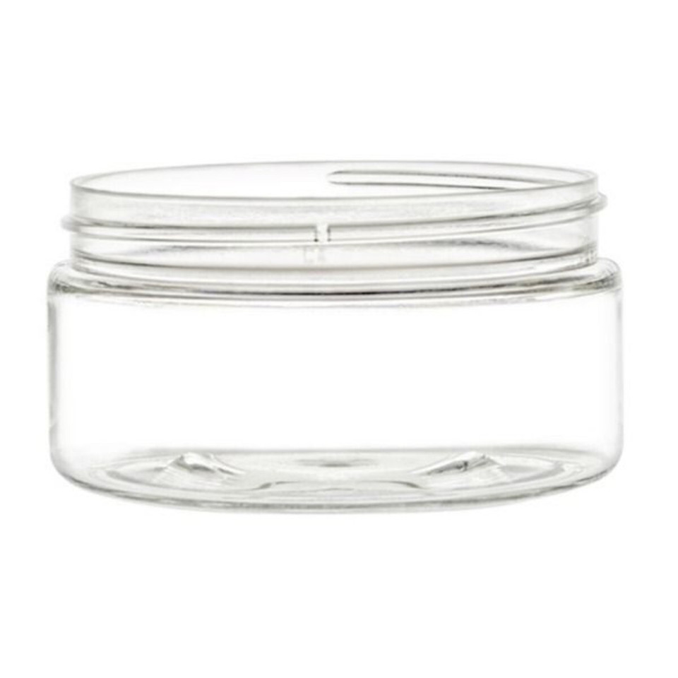 8 oz. Low Profile Clear PET Jar each product image
