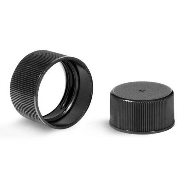 Large Black Ribbed Caps w/ Liner per each product image