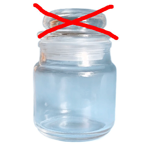3.75 oz. Apothecary Jars no lid