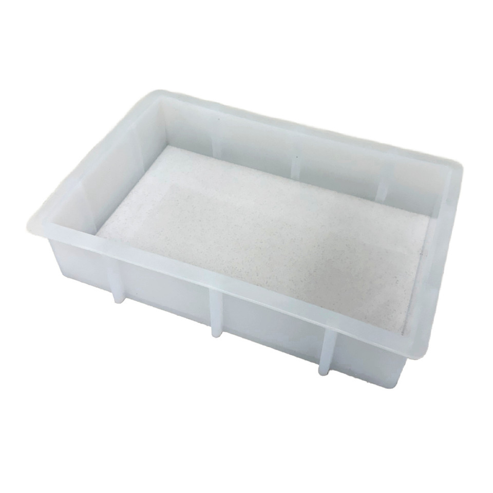 9 x 6 rectanglar silicone tray mold