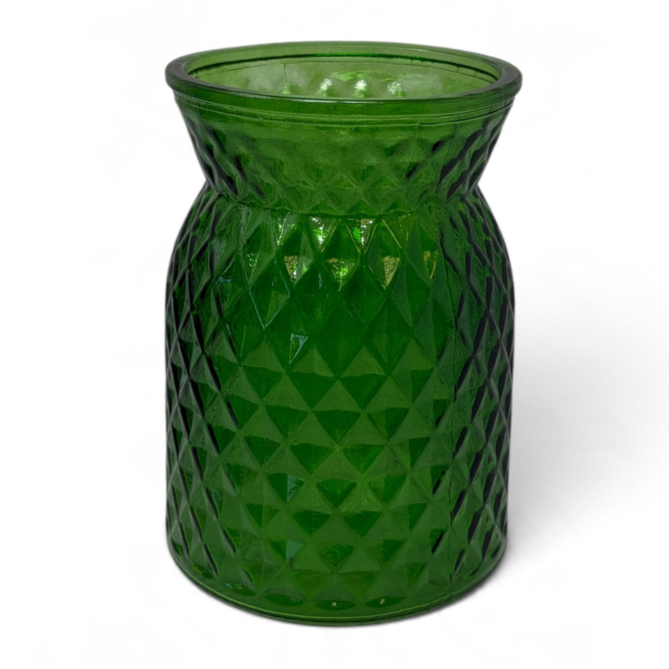 34 oz. Christmas Jewel Jar Green