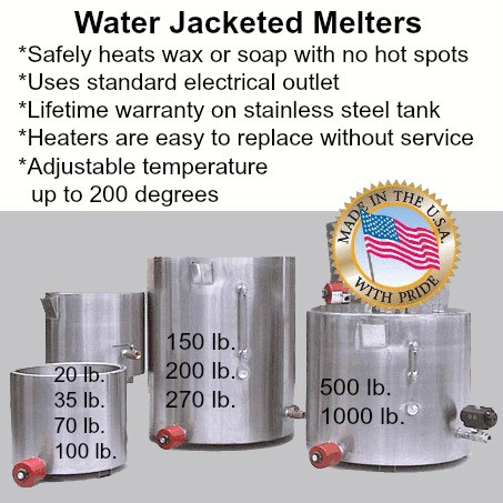 Round Water Jacketed Melters