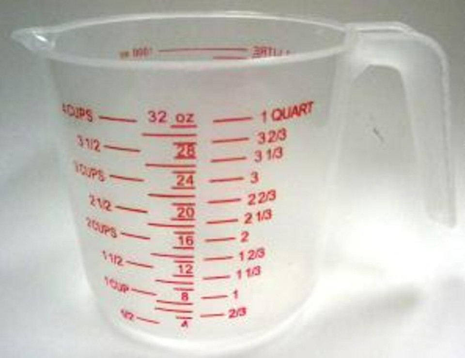 1 L Plastic Measuring Cup per each product image