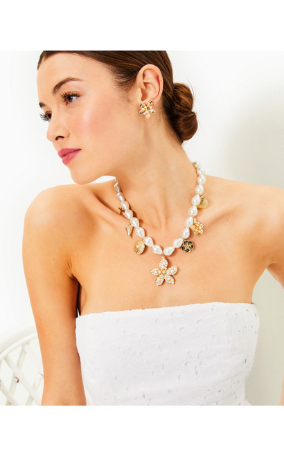 Pearl Perfect Charm Necklace