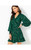 Birdy Long Sleeve Silk Wrap Dress