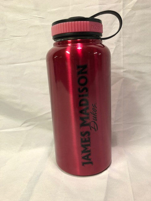 Pink JMU Water Bottle