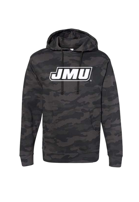 Black Camo Sweatshirt with White Slant