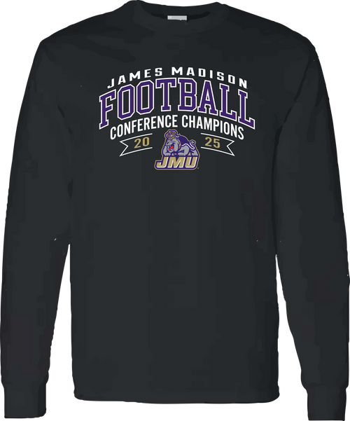 2025 Football Championship Long Sleeve on Black