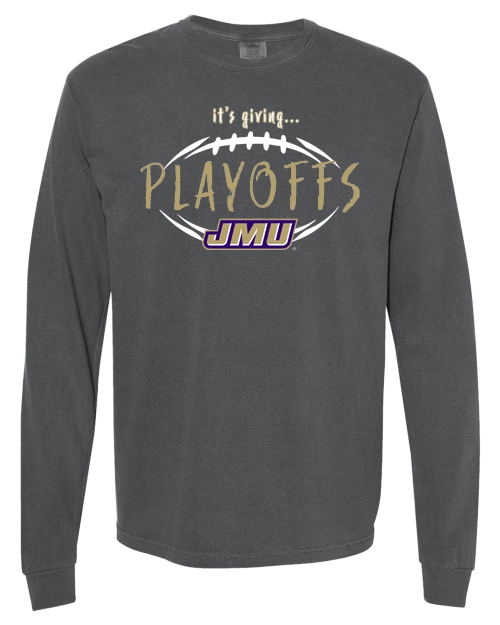 It's Giving Playoffs T-shirt on Comfort Colors Gray