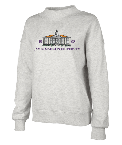 Wilson Hall Embroidered Mock Neck