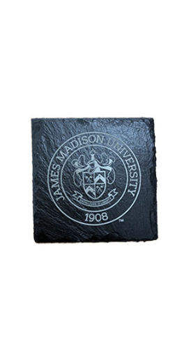 Engraved Slate Crest Coaster