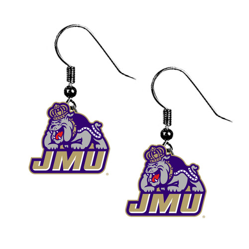 Duke Dog Metal Dangle Earrings