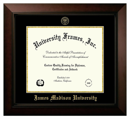 JMU Legacy Diploma Frame with Gold Foil