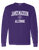 James Madison Alumni Crest Long Sleeve Purple T-shirt