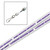 JMU Shoestring Lanyard - White