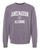 Alumni Pigment Dyed Plum Sweatshirt with Crest