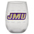 N26 Stemless Wineglass - - JMU Tonal wrap with JMU full color Logo