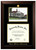 JMU Double Opening Satin Diploma Frame with Gold Medallion