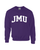 JMU Arch 1-color Purple Crewneck