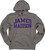 James Madison Graphite Alpha Fleece Hood by Blue 84