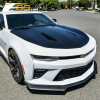 16-18-camaro-ss-1le-facelift-full-body-kit-plastic-black-unpainted-eos installed on white camaro ss