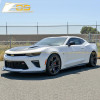 16-18-camaro-ss-1le-facelift-full-body-kit-plastic-black-unpainted-eos installed on white camaro ss