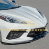 20-24-c8-corvette-z51-splitter-side-skirts-eos installed on gray c8 corvette
