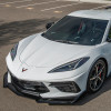 20-24-c8-corvette-performance-extended-front-splitter-eos installed in front on gray c8 corvette