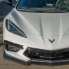 20-24-c8-corvette-performance-extended-front-splitter-eos installed in front on gray c8 corvette