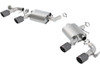 16-24 Camaro LT1/SS/ZL1 Quad-Tip Axle-Back Exhaust (W/ NPP)(S-Type) - Borla Exhaust