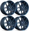 25-27+ C8 Corvette ZR1 20x10" & 21x13" Forged Edge Blue Metallic Multi-Spoke Wheel Set (Includes 4) - General Motors