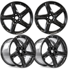 23-27+ C8 Corvette 20x10" & 21x13" 5-Spoke Carbon Fiber Wheel Set (Includes 4) - General Motors