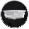 21-27+ Cadillac Escalade Monochrome Crest W/ Polished Trim Center Cap Set (Includes 4) - General Motors
