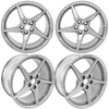 23-27+ C8 Corvette 20x10" & 21x13" 5-Spoke Wheel Set (Pearl Nickel) (Includes 4) - General Motors