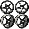 23-27+ C8 Corvette 20x10" & 21x13" 5-Spoke Wheel Set (Gloss Black) (Includes 4) - General Motors