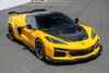 23-27+ C8 Corvette Z07 Carbon Fiber Splitter & Dive Planes (No Drill Design) - EOS