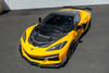 23-27+ C8 Corvette Z07 Carbon Fiber Splitter & Dive Planes (No Drill Design) - EOS