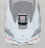 20-27+ C8 Corvette HTC Transparent Engine Hatch Panel (Carbon Flash) - EOS