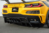 23-27+ C8 Corvette Z06/ZR1/Grand Finned Rear Diffuser (Carbon Flash) - EOS