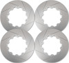 23-27+ C8 Corvette Z06/Grand Sport Front & Rear Slotted Brake Rotor Ring Set (Includes 4) - Speed by Design