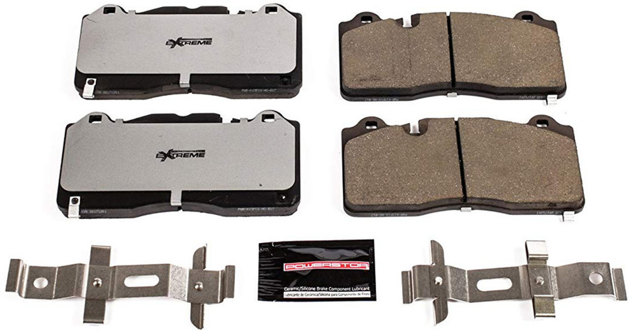 17-24 Camaro ZL1, Front Carbon-Fiber Ceramic Z26 Brake Pad Kit - Power Stop