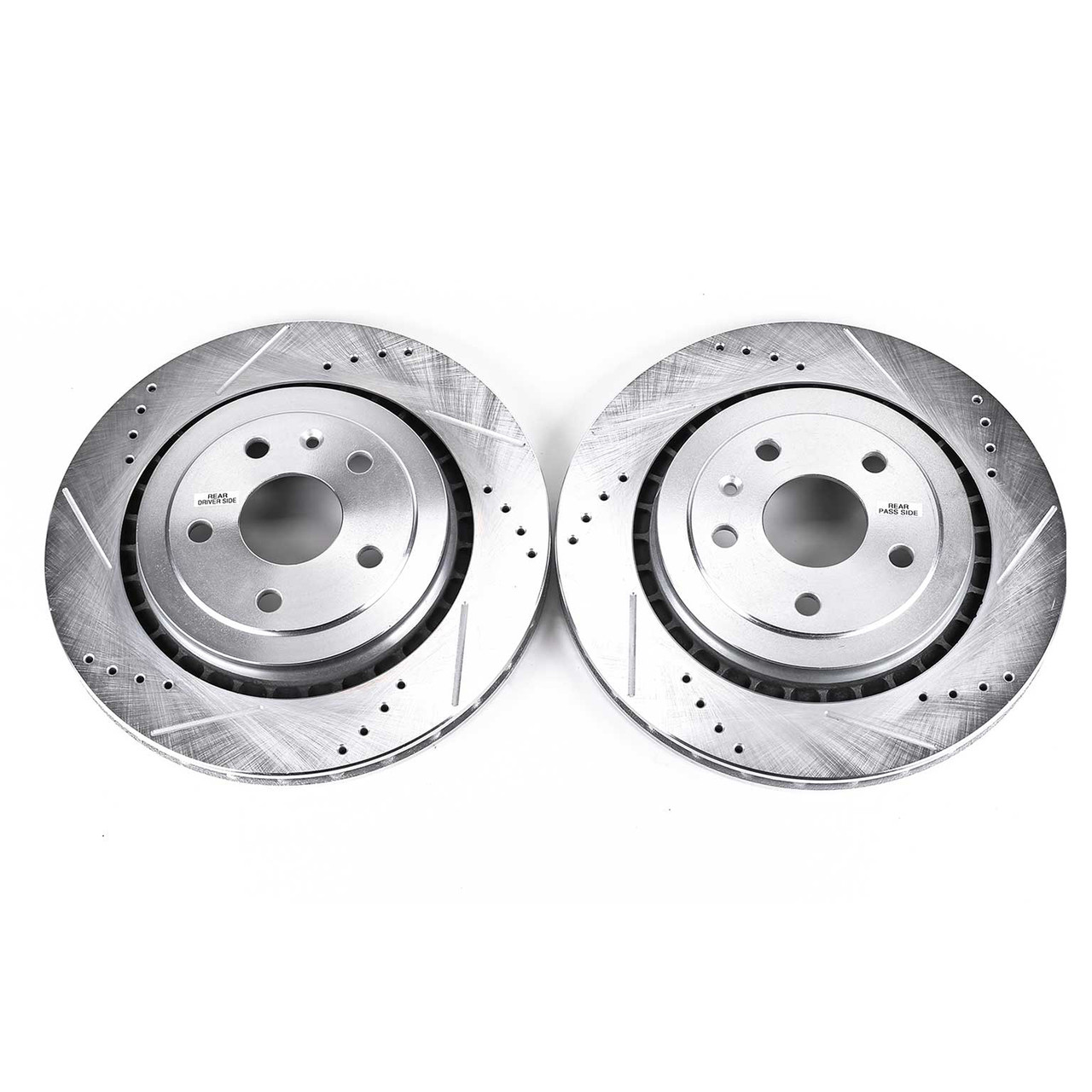 1620+ Camaro SS, Rear Drilled & Slotted Rotors (Includes 2) Power