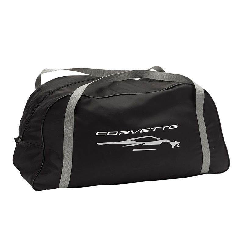 2022+ C8 Corvette Premium Outdoor Car Cover in Gray W/ Corvette