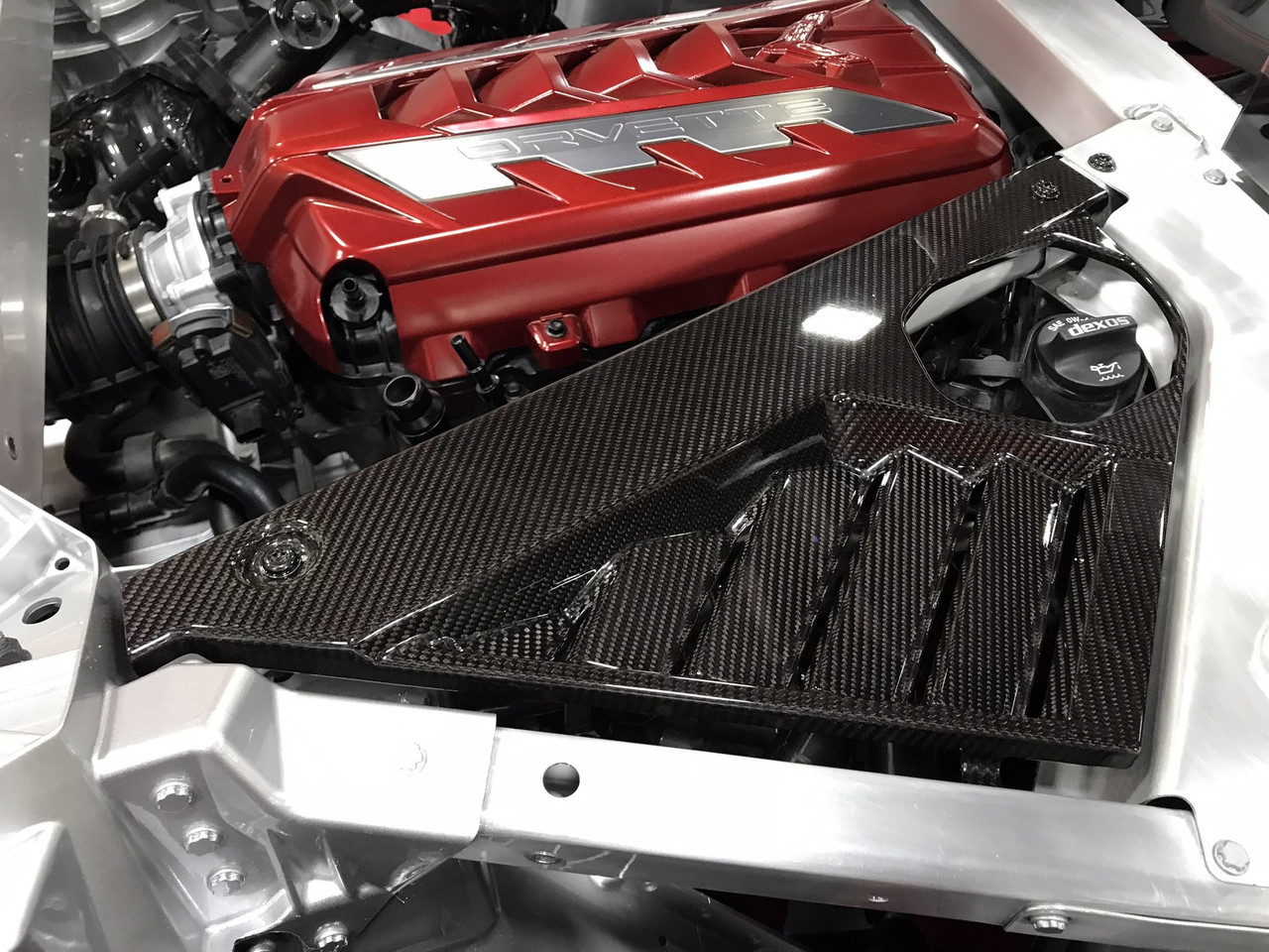 2022+ C8 Corvette Carbon Fiber Engine Appearance Package Covers