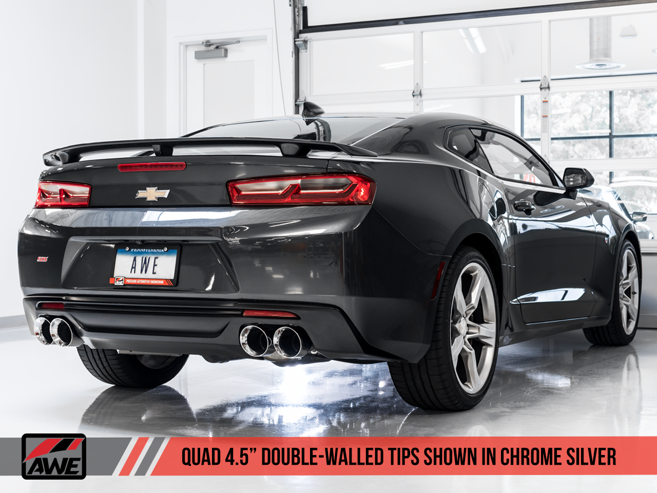 Camaro SS/ZL1 Touring Edition CatBack Kit, Quad Exhaust Resonated