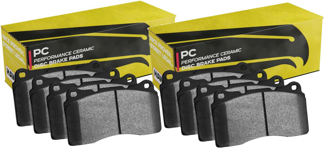20-26+ C8 Corvette Z51 Front & Rear Brake Pad Kit, Low Dust