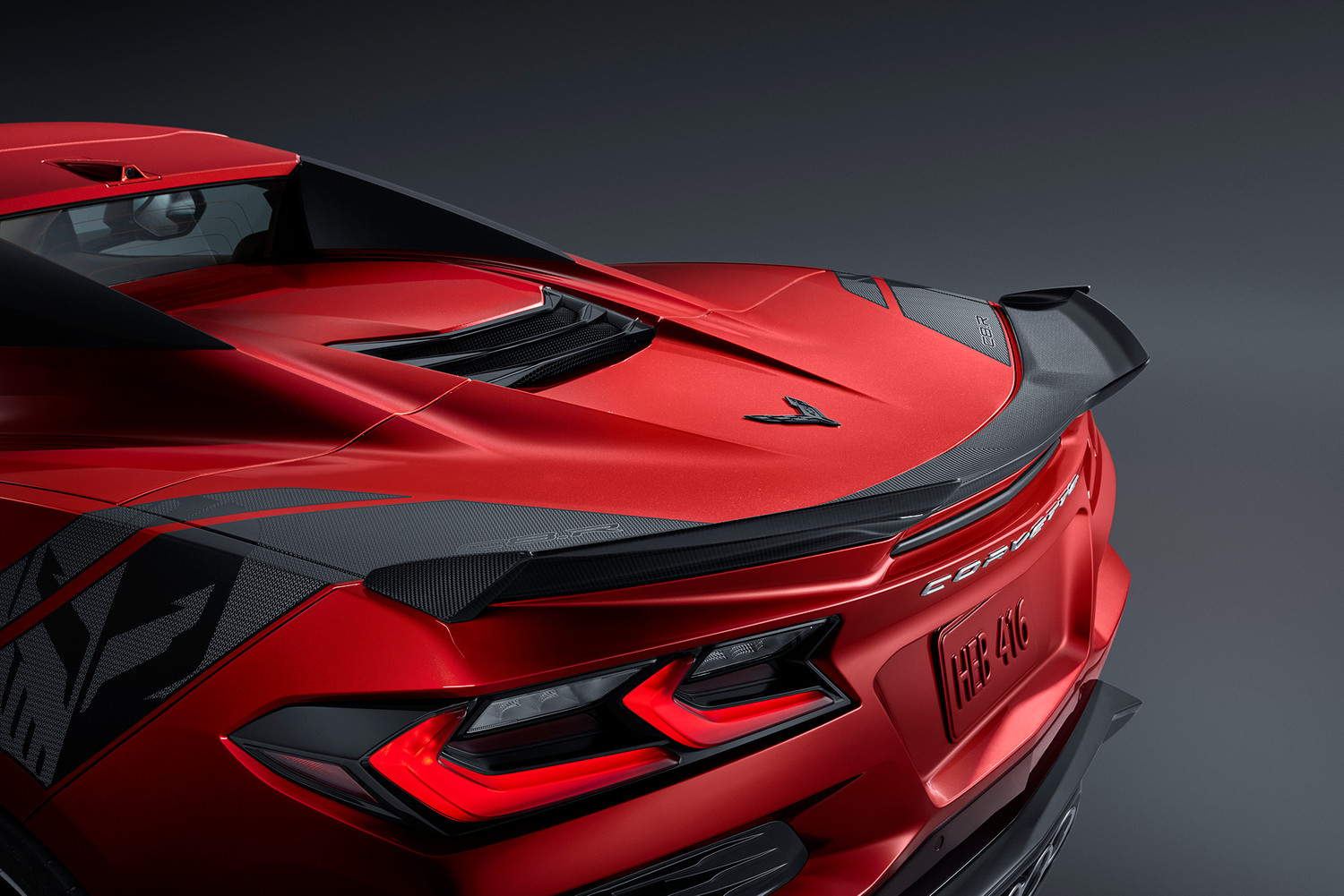 23-26+ C8 Corvette Z06 Carbon Fiber Blade Spoiler - General Motors