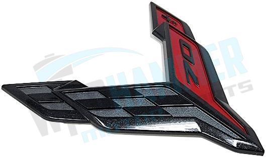 20-26+ C8 Corvette 70th Anniversary Hood Emblem (Carbon Flash ...