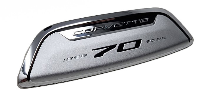 20-26+ C8 Corvette 70th Anniversary Waterfall Speaker Emblem